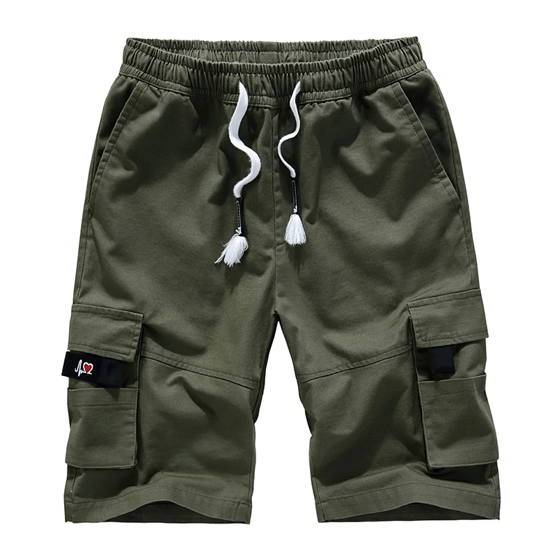 

Summer Men's Work Shorts, Multi-Pocket Loose Casual Shorts, Elastic Waist, Large Size Versatile Sports Shorts
