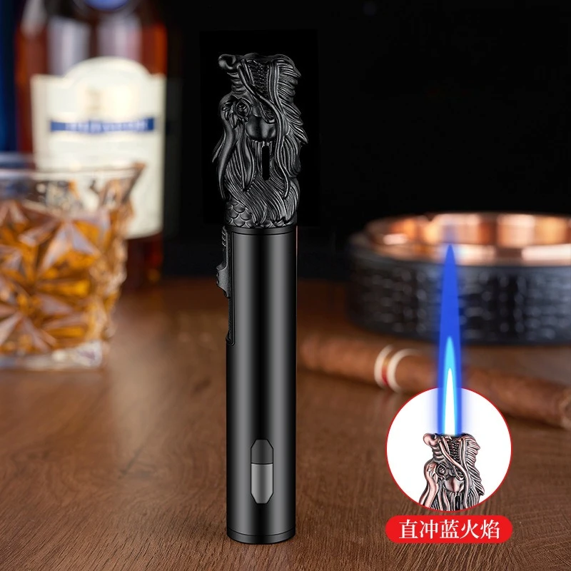 

2025 Blowtorch Windproof Turbo Torch Jet Gas Lighter Spray Gun Kitchen Cooking Smoking Accessories Jewelry Welding Cigar Lighter