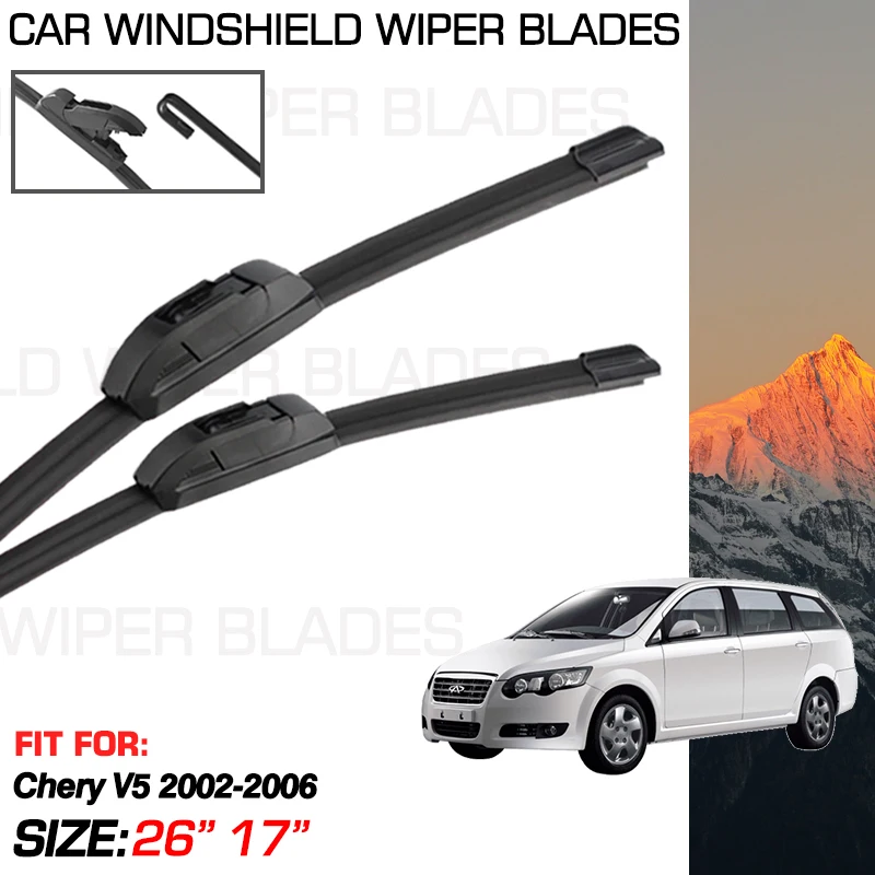 

Car Wipers For Chery V5 Chery Eastar Cross Chery Boss Chery Destiny 2002-2006 2005 2004 2003 Accessorie Windshield Washer Brush