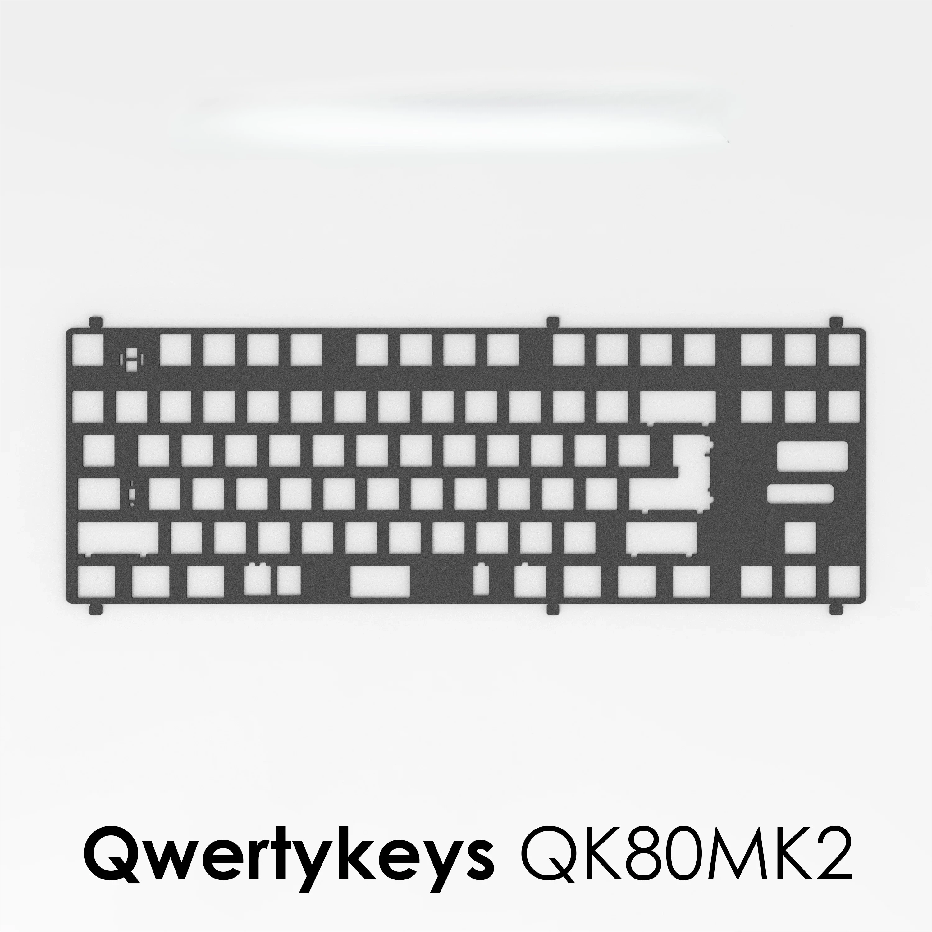 Qwertykeys QK80 MK2 keyboard PC PP POM FR4 CF Plates