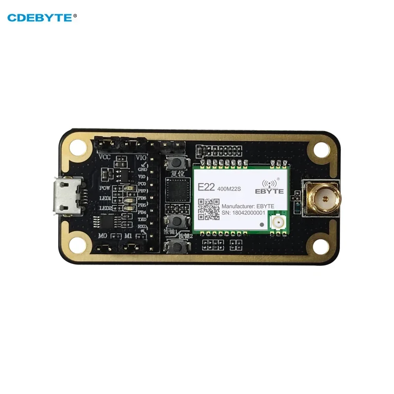 

Test Board Kit 22dBm 7km USB Interface E22-400MBL-01 for Wireless LoRa Module E22-400M22S Compatible with E07/E30/E220/E32/E22