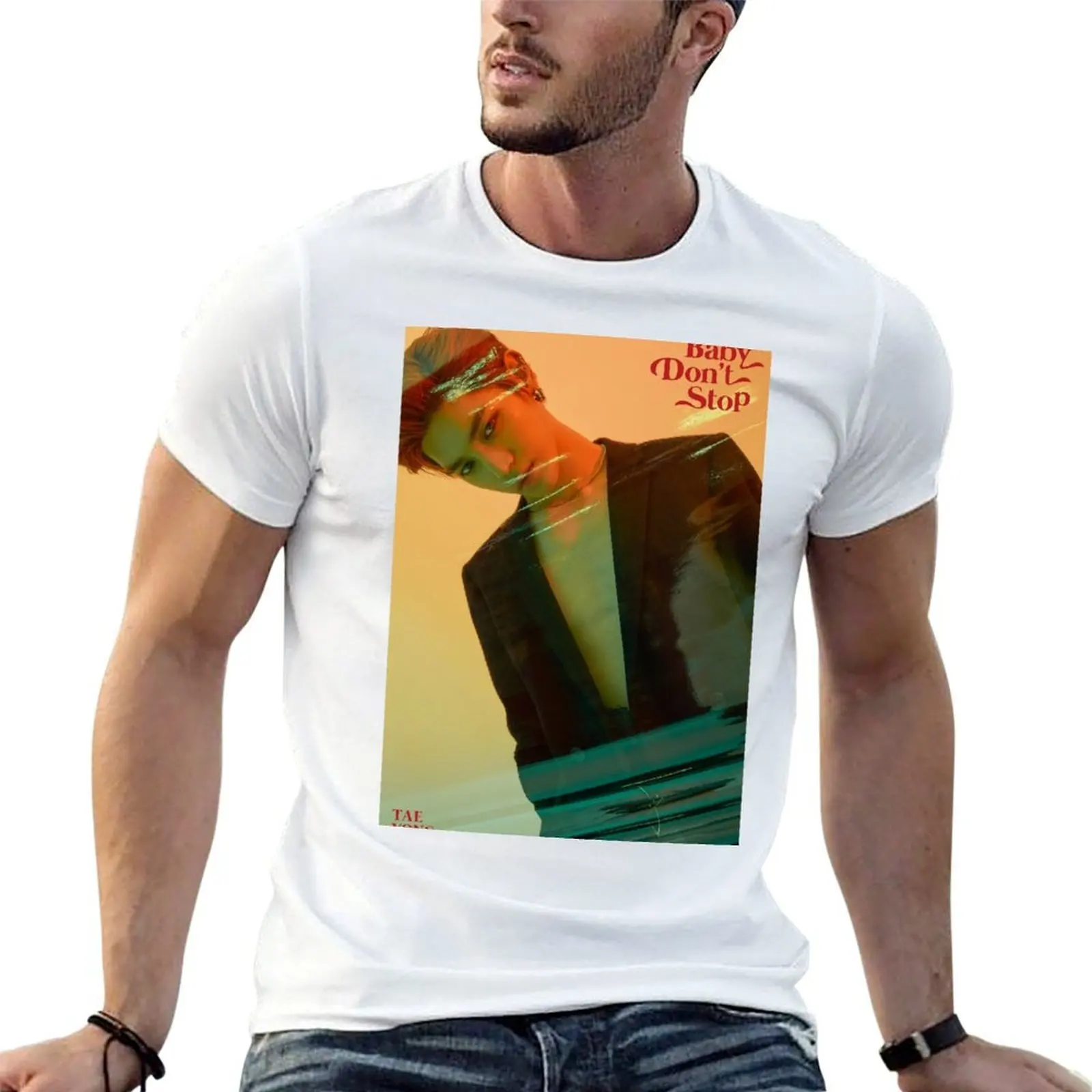 

cotton tshirt man man t Taeyong T-Shirt cotton NCT Stop U shirts Don't t high shirts Baby quality 100%