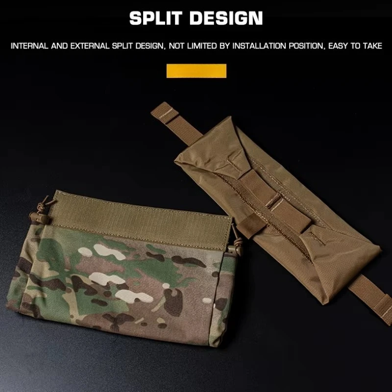 Tactical Trauma Pouch Roll 1 First-aid Kit D3CRM MK4 Waist Bag EDC Medical Rapid Belt Bag Airsoft Huntin Vest Plate Carrier Gear view 6