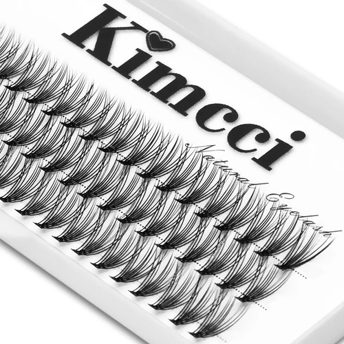 Imagen 2 del producto Kimcci 60 nudos/caja extensión de pestañas postizas naturales maquillaje 20P visón pestañas postizas individuales pestañas de injerto postizas profesionales