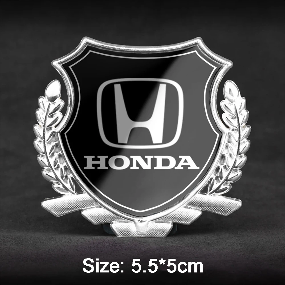 لهوندا أكورد سيفيك CRV Fengfan Jiede Feng ملصق سيارة معدني آذان القمح الجانب شعار نافذة الجسم شعار السيارة