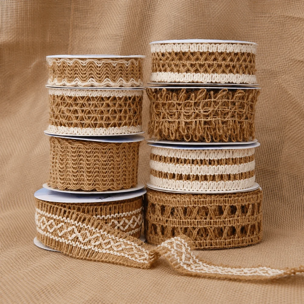 อุปกรณ์เย็บผ้า ริบบิ้นผ้ากระสอ - Twine Jute Natural บทวิจารณ์และราคา