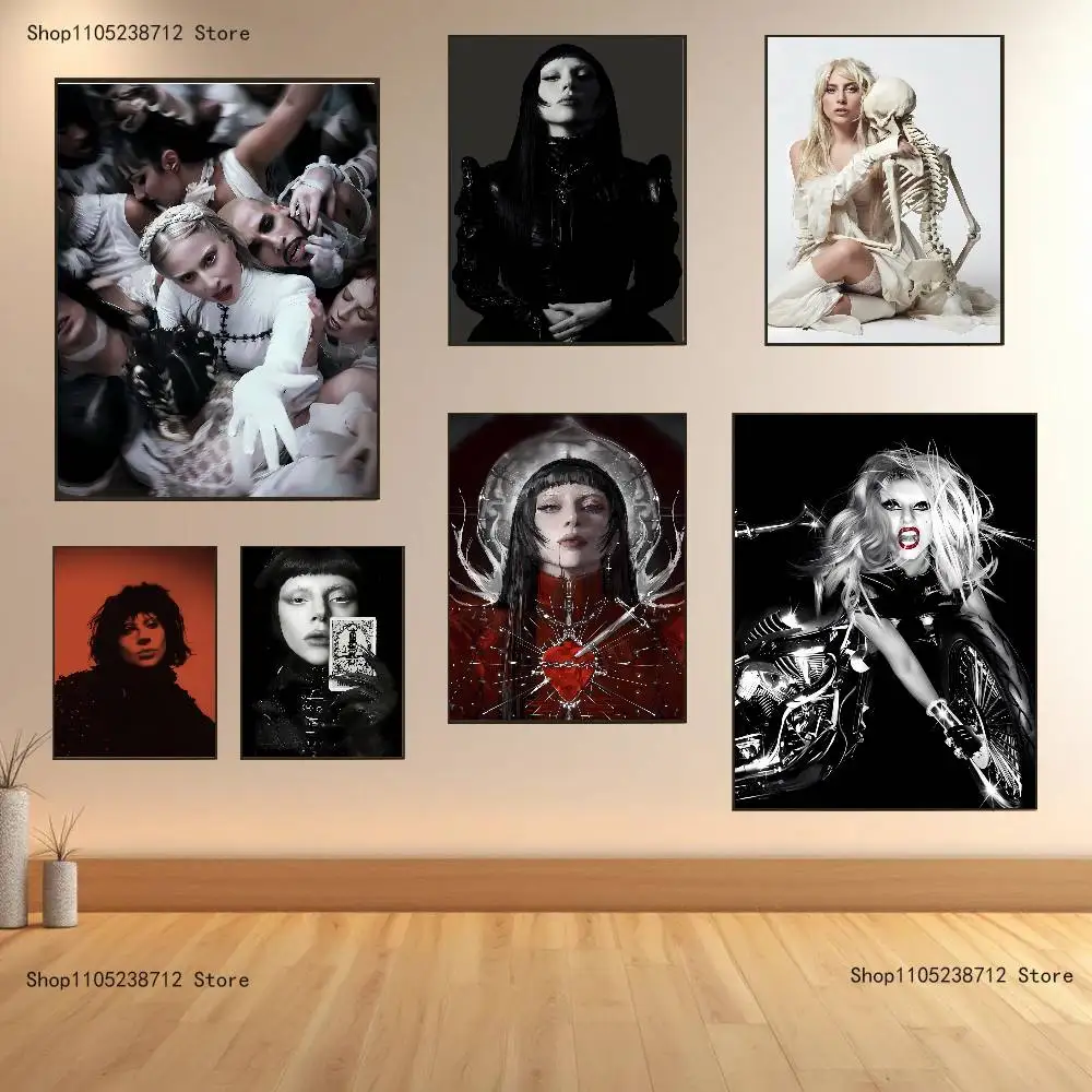 

L-LADY-s MAYHEM G-GAGAs Poster Prints Wall Art Picture Painting Gift Living Room Restaurant Bar Large Dec Sticker