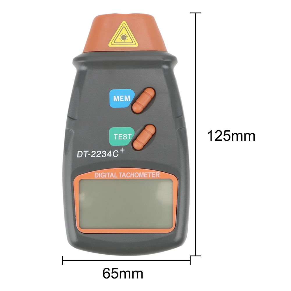Bezkontaktowy laserowy tachometr fotograficzny Wskaźnik prędkości Tachometr laserowy Prędkościomierz samochodowy Ręczny cyfrowy miernik obrotów