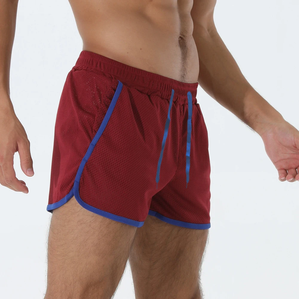 

Mens Fitness Gym Shorts Gyms Short Pants Run Solid Sportswear Summer Men's Panties Running Sports Jogging Underwear For Hot Man