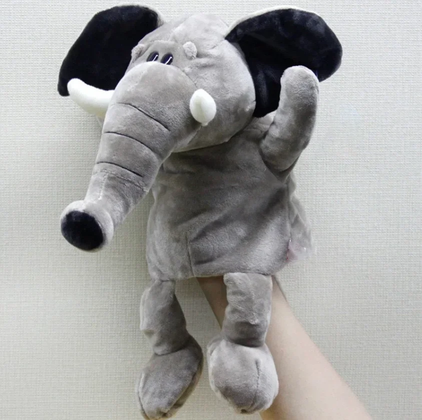 22-33cm Creative Cartoon Full Body Animal Puppets Soft Stuffed Plush Toys Hobbies Kawaii Exclusive Design Birthday Gift for Kids