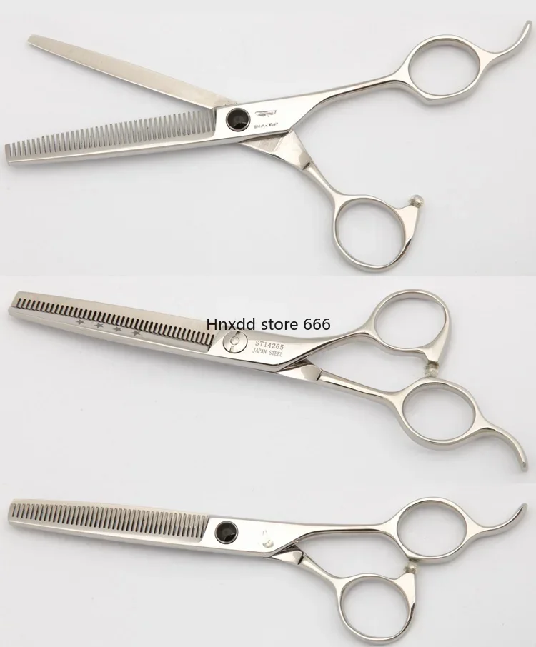 Professional pet cat and dog beauty hairdressing, hair trimming, stainless steel straight scissors