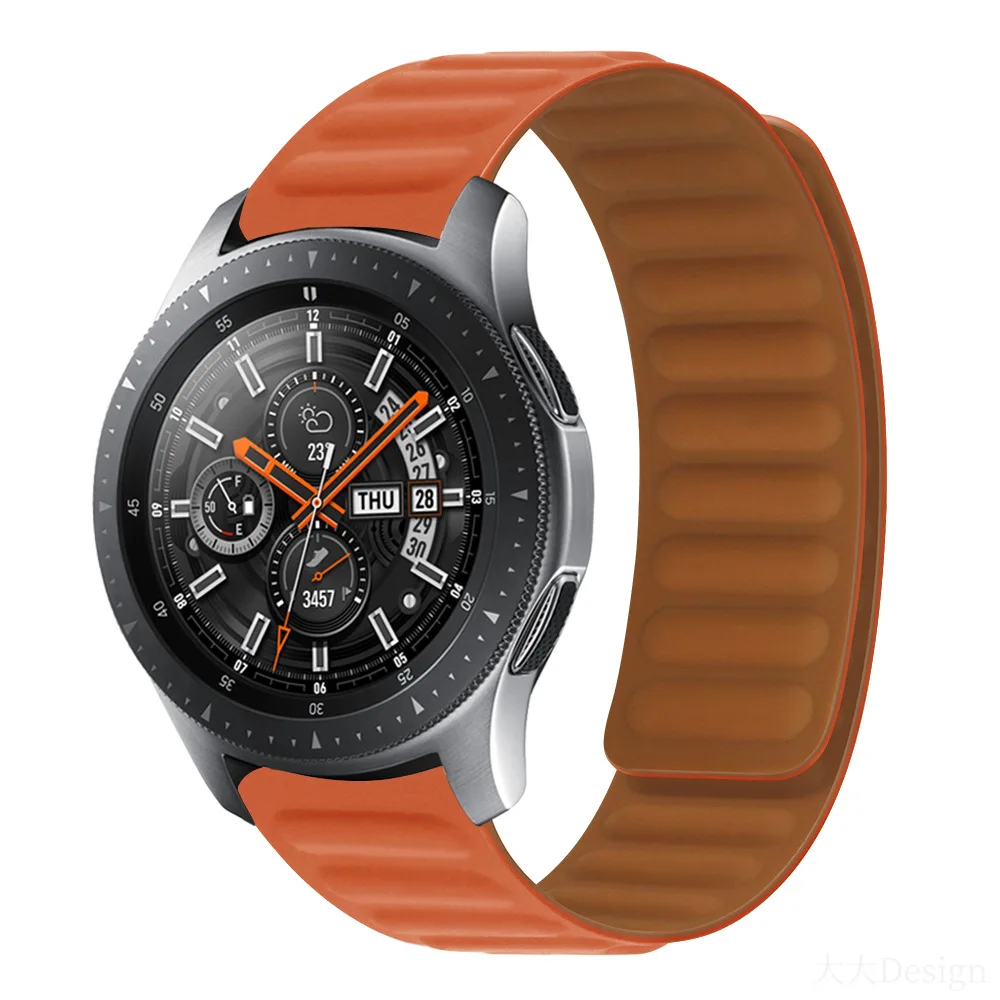 Bracelet magnétique en Silicone, 22mm, pour Huawei Watch GT3 GT 3 42 46mm, Bracelet de montre GT 2 GT2 Pro