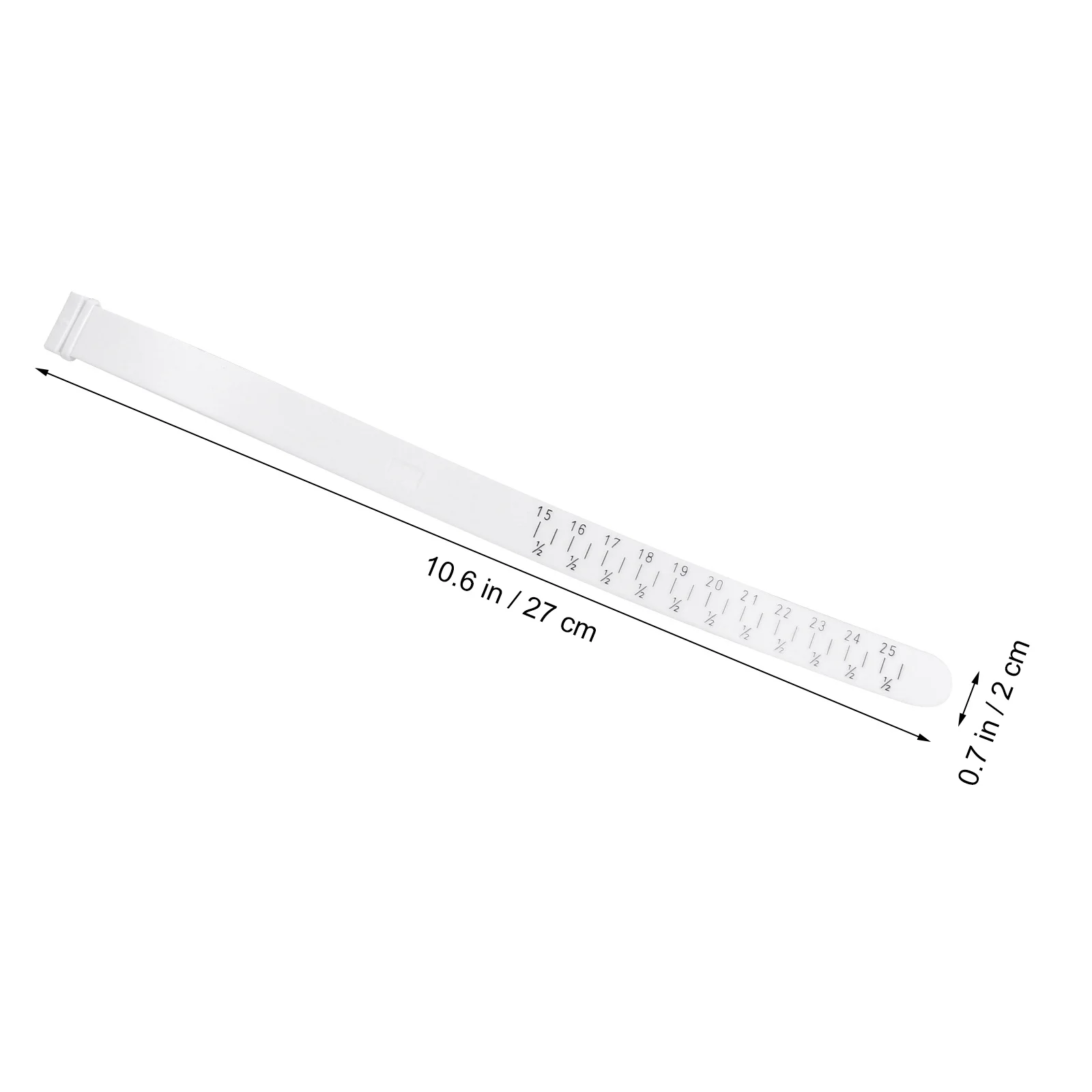 

3Pcs Finger Sizer Ring Gauge Durable Practical PU Material Measuring Tool for Jewelry Rings Wide Band Bracelets