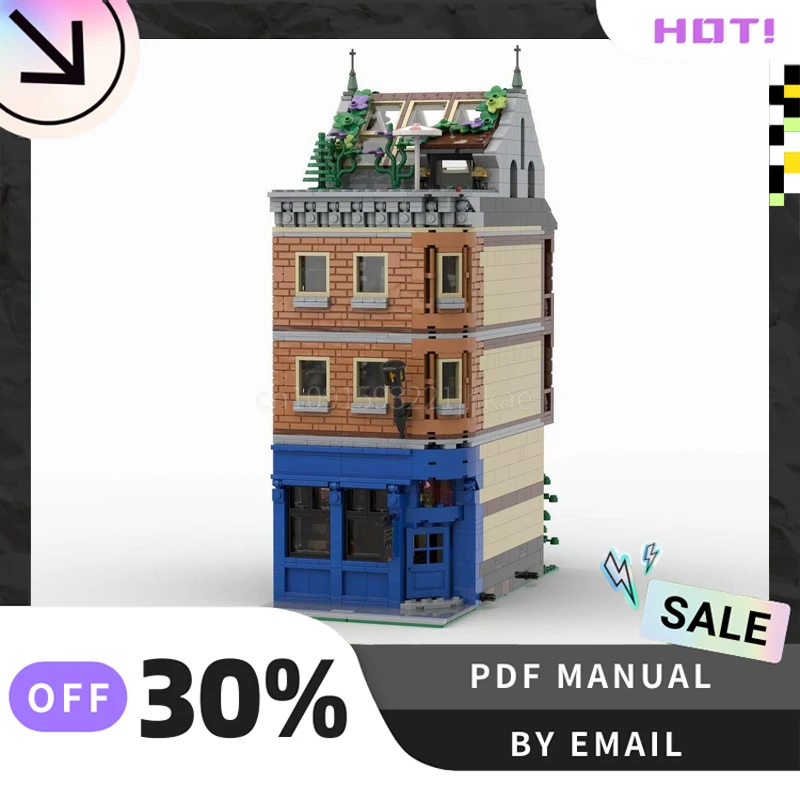 [2154PCS] Customized MOC Leaky Cauldron Creative Building Blocks Set STEM Educational Toys Construction Model Kit Birthday Gifts