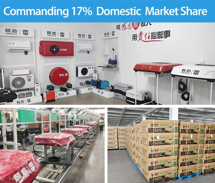 Fast Cooling 12 Volt 24 Volt Split Truck Parking Air Conditioner For RV Farm Van Pickup Backpack Style Air Conditioning