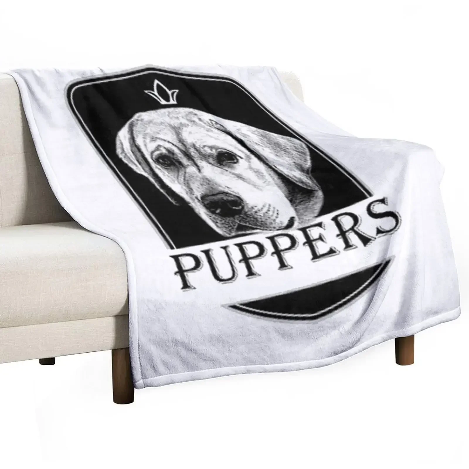 puppers beer Throw Blanket Retros Quilt Custom For Sofa Thin Blankets