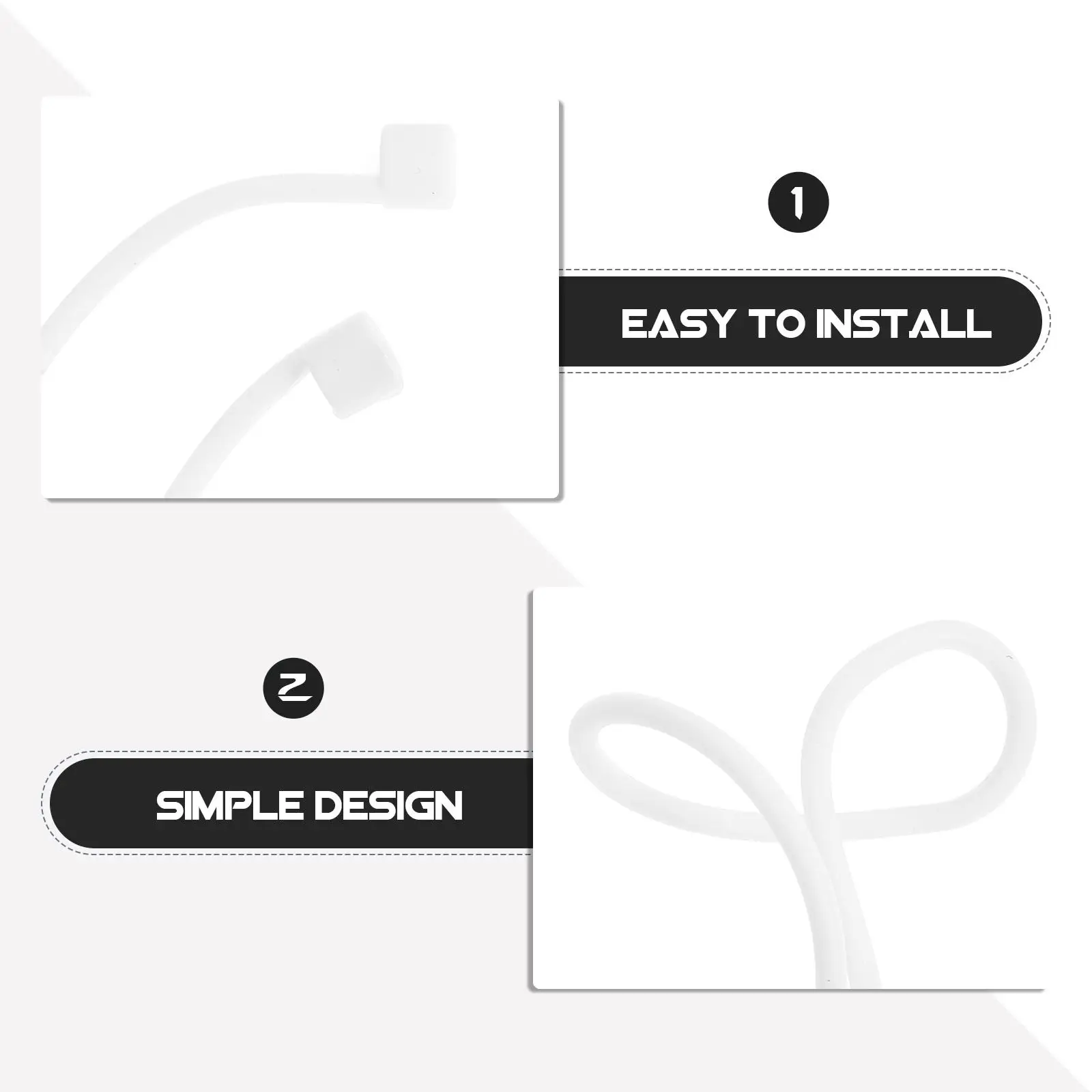 取り外し可能なシリカゲルイヤーバッドチップヘッドフォン紛失防止ストラップスカイフィットさまざまなモデルホイッスルプロテクターコンサート