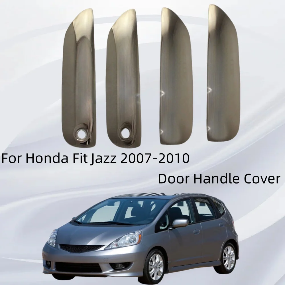

Cars Accessories Door Handle Cover Car Stickers For Honda Fit Jazz 2007 2008 2009 2010 Hight-quality Car Exterior Chrome