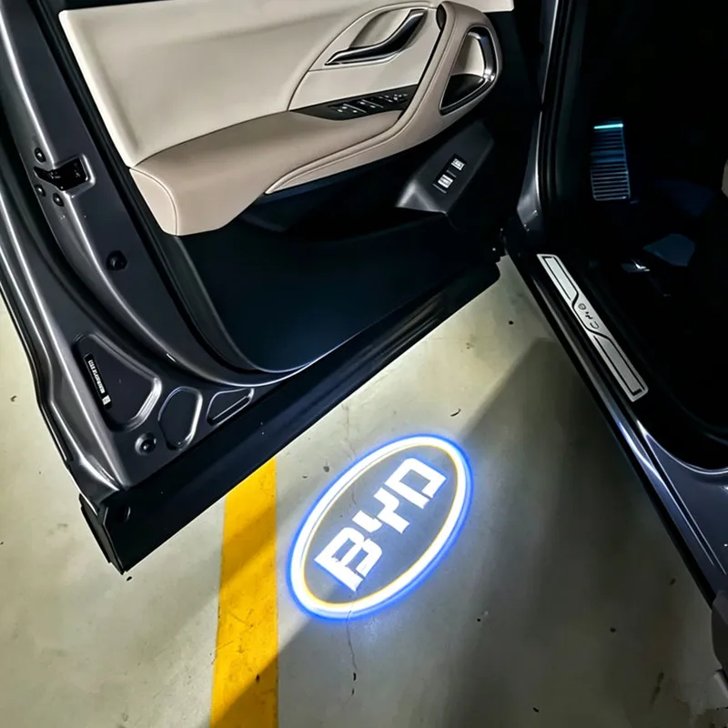 2 Stück für BYD EV Han DM Song PLUS Qin PRO Seal EA1 Glühbirnen Zubehör LED Autotür Willkommenslicht Projektor Geisterlichtlampe – Detail 2