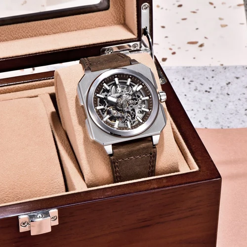 Imagen 2 del producto Reloj PAGANI DESIGN 2025, Nuevo, Retro, Cuadrado, Moderno, Resistente al Agua, Mecánico, Automático, Deportivo, de Cuero, Luminoso, para Hombre