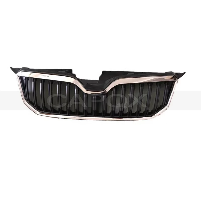 CAPQX Front Bumper Grill Mask Radiator Grille For Skoda Yeti 2014-2017 Medium Net Racing Grills AUTO GRILLE