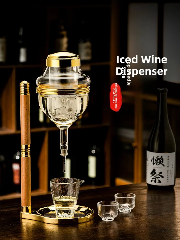 

Японский ресторан Sle Drip Sle Холодильник для вина Горшок для ледяного вина Бутылка для саке Аэратор для красного вина Наливный носик Стеклянный материал Comme...