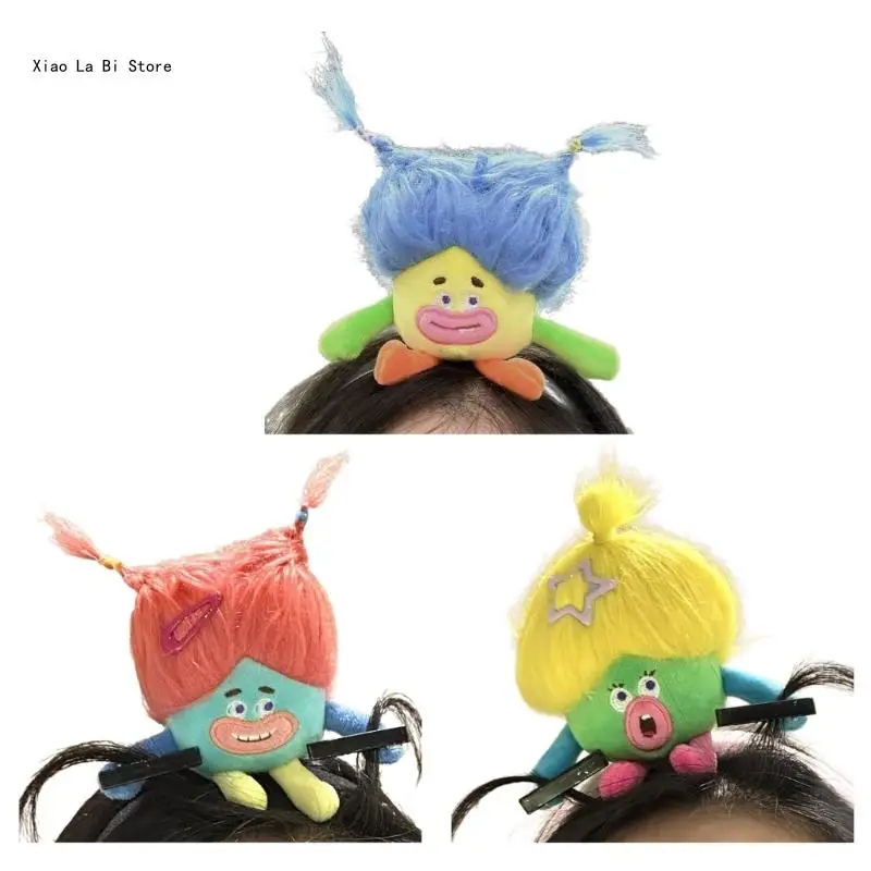 

Multiple Color Cartoon Stuffed Hairband Photography Hairband Halloween Party Novelty Headband for Girl Women XXFD