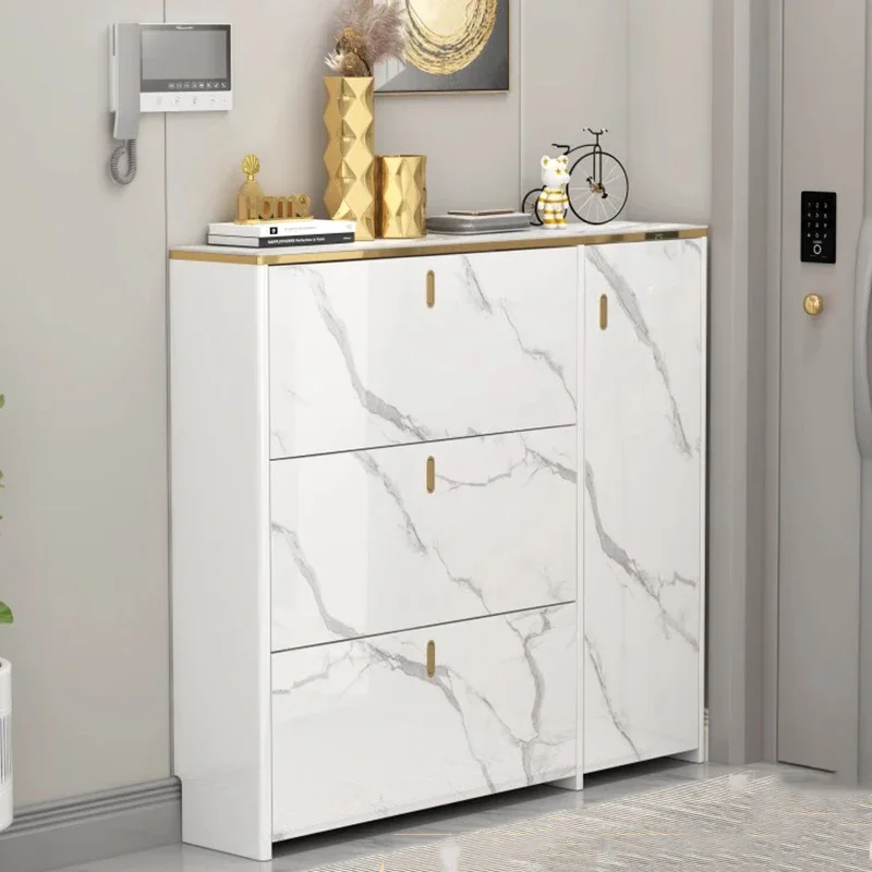 

Nordic Luxury Shoe Cabinet College Dorm Essentials Display Shoe Shelf Designer Vertical Wooden Archivadores Hotel Furniture