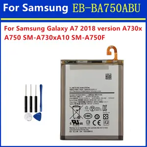 Bilashmart 3300mAh Battery EB BA750ABU Samsung Galaxy A10 / A7 (2018) A750 SM A750F/DS SM A750FN/DS A750F A750FN A750G A750GN +Tools