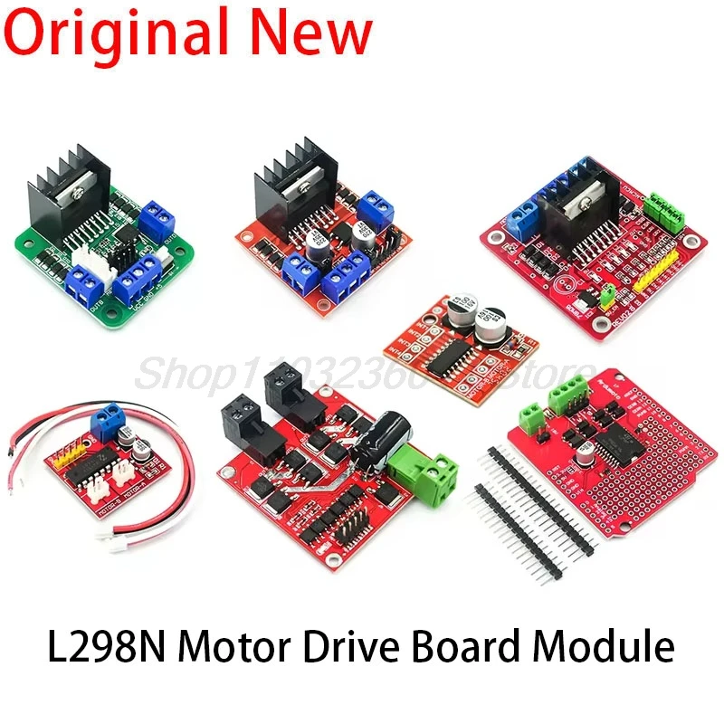 L298N DC Motor Driver Module L298N Stepper Motor Smart Car Robot Breadboard Peltier High Power L298 DC Motor Driver for Arduino