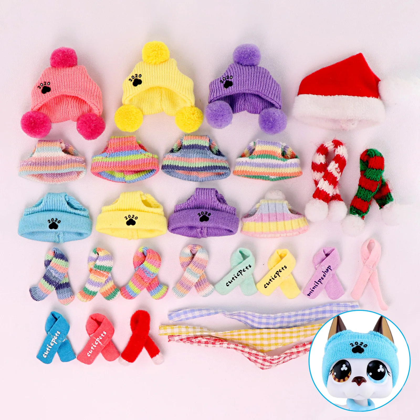 

lps Minilpsshop Pet Shop 18pcs Accessories Applicable To Shorthair Cat and Great Dane Dog Collie Dachshund Cocker Spaniel Cat