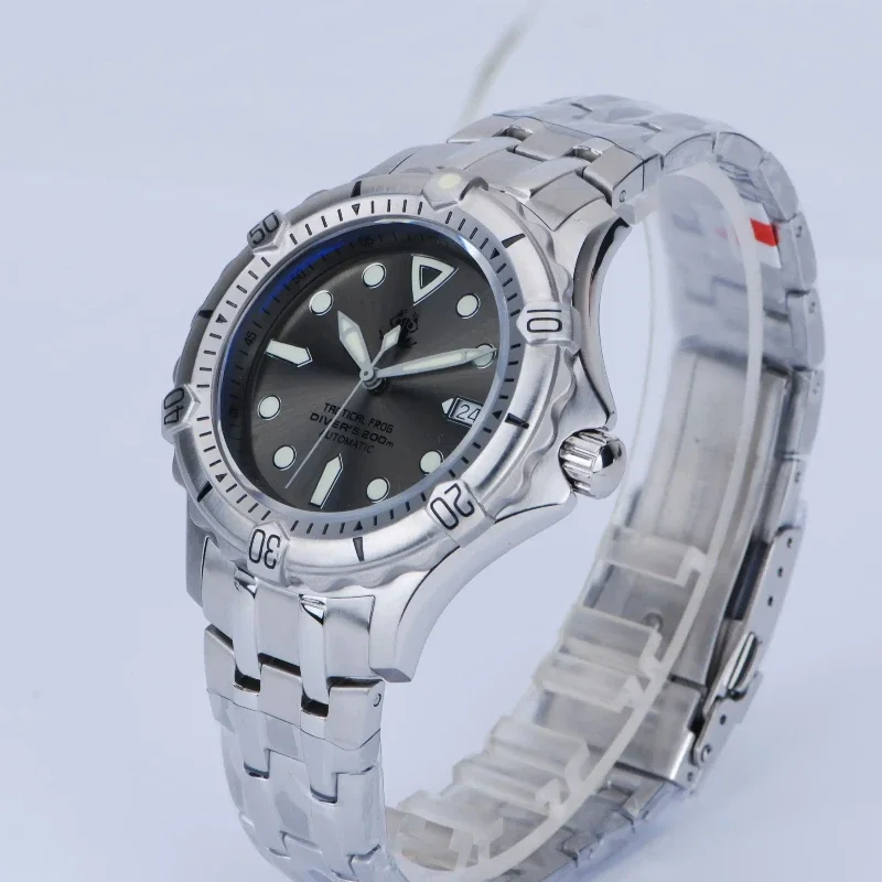 Tactical Frog Watch For Men NH35 Movement 200M Automatic Stainless Steel 200M Waterproof Mechanical Diver Luxury Man watch