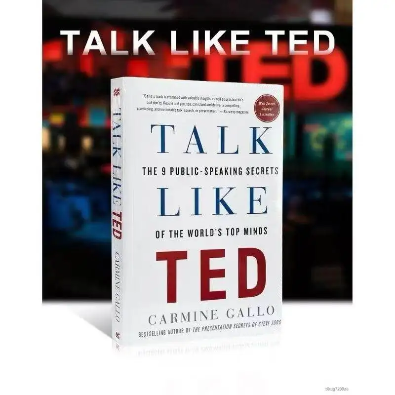 TALK LIKE TED By Carmine Gallo The 9 Public Speaking Secrets Self Improvement Speech Eloquence English Book Livros Libros