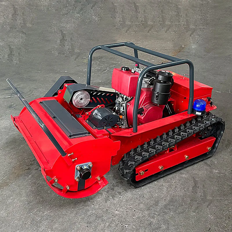 Customized Infront Wholesale Professional Grade 800mm Remote Control Lawn Mower Zero Turn Crawler Lawn Mower for Agriculture