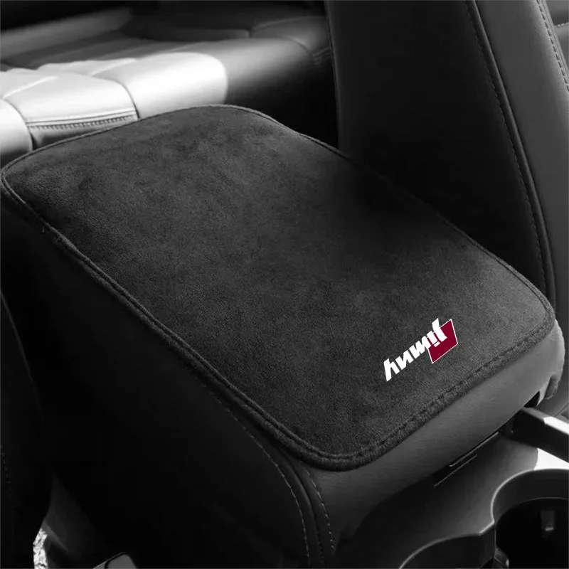 Suede Leather Armrest Mat Arm Rest Protection Cushion Auto Armrests For Suzuki Jimny SX4 Swift Vitara Ignis Alto Baleno