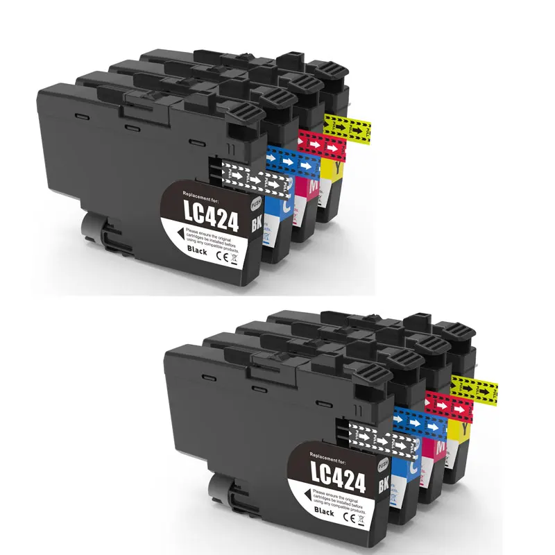 For Brother LC424 Ink Cartridge for Brother DCP-J1200W DCP-J1200WE  J1200 J1200W J1200WE Printer Cartridges