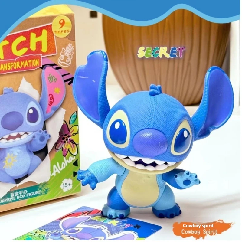 Miniso Disney Lilo & Stitch Mystery Box Stitch Blind Box Pvc-model Transformation Series Mysterieuze verrassende karaktergeschenken