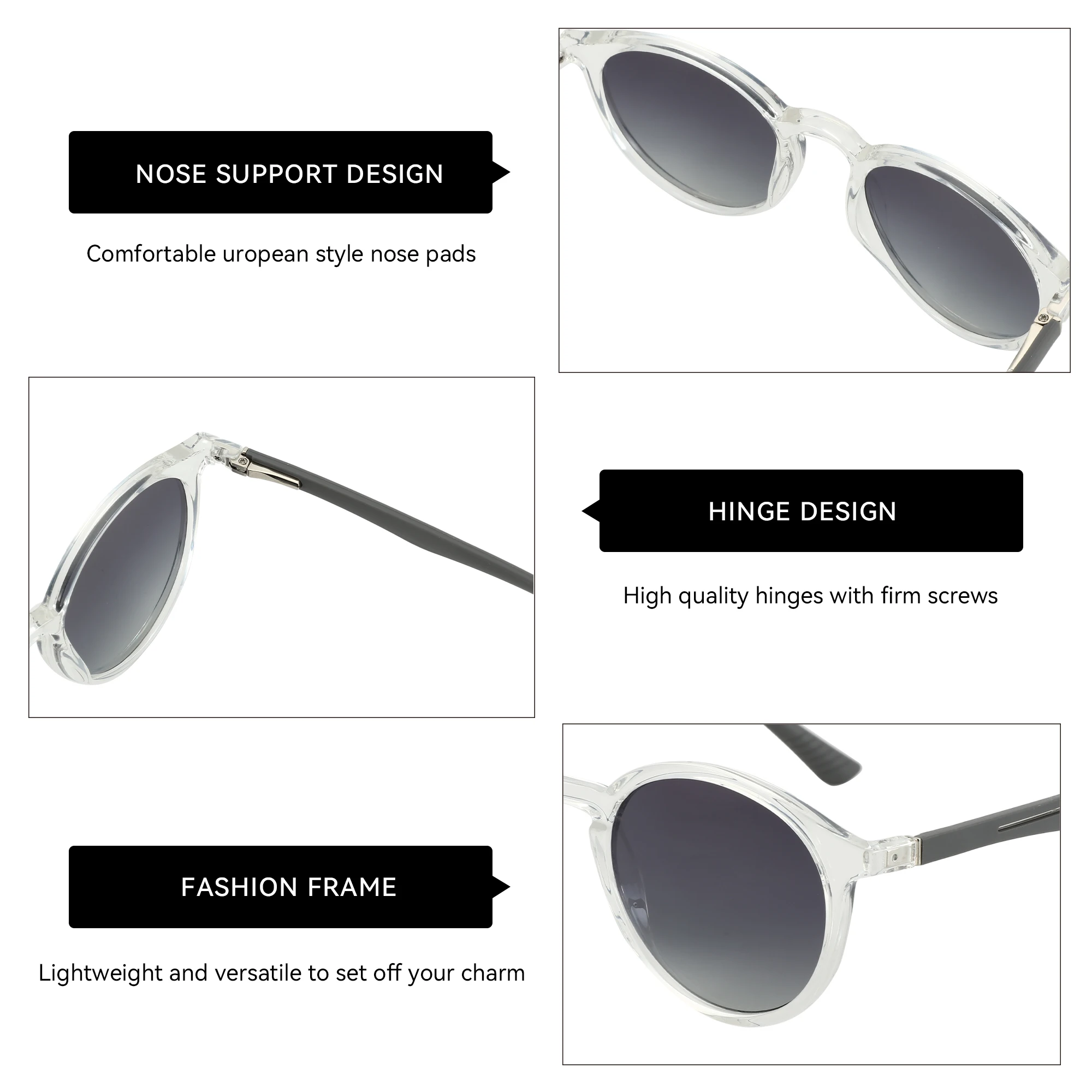 ZENOTTIC 2025 Fashion Polarized Sunglasses Men Women Vintage Round Frame Rubber legs Fashion Sun Glasses UV400 Goggles Shades