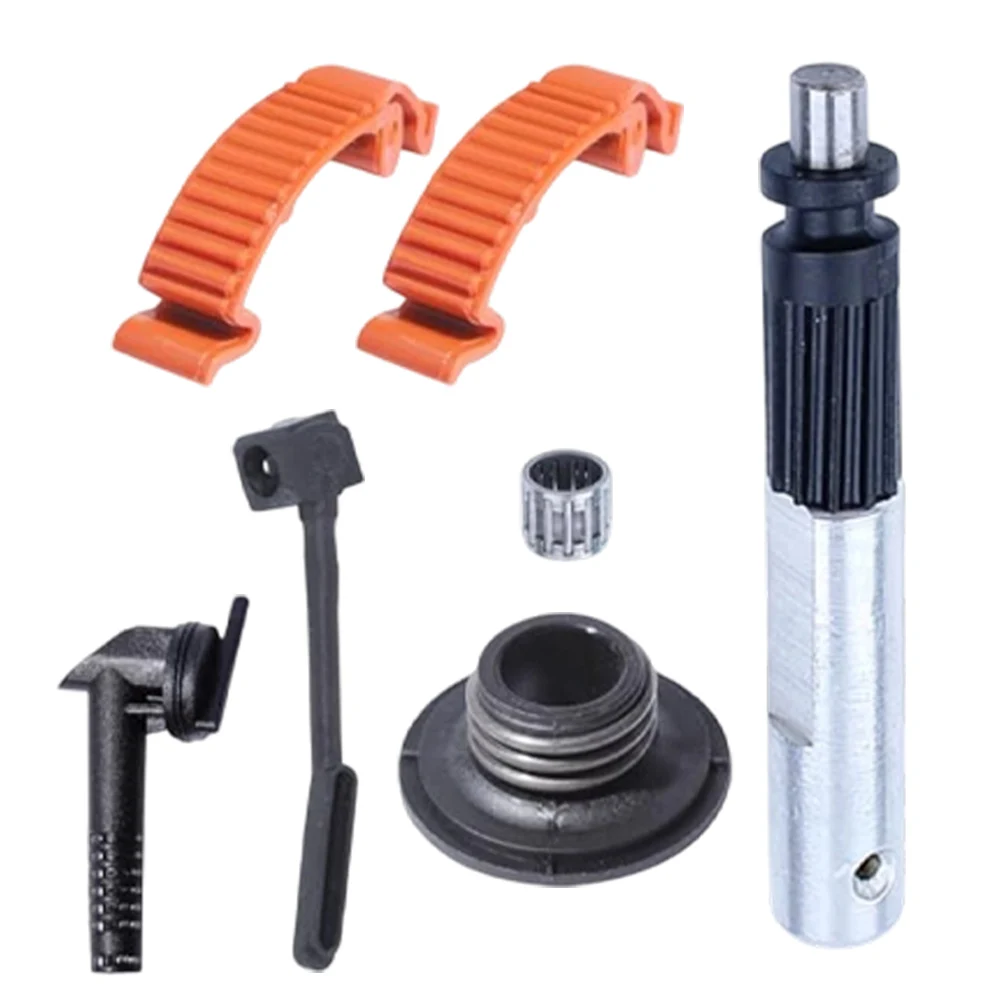 Oil Pump Assy Kit Including Pressure Line Hose Impeller and Oil Pump with Crankcase for Chainsaw 435 440E 445 450 450E 340