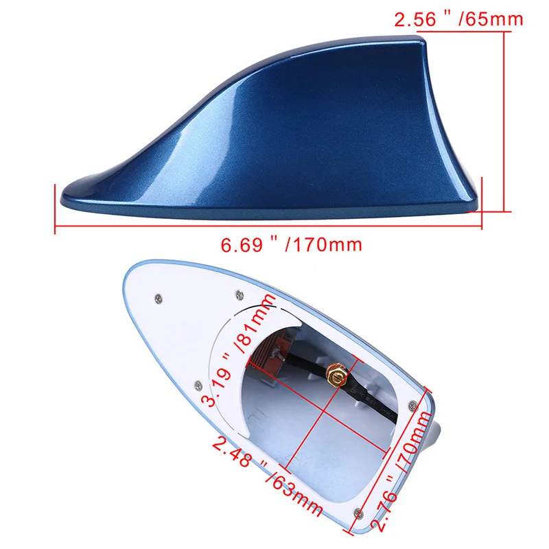 Uniwersalna antena samochodowa w kształcie płetwy rekina akcesoria do Mercedes W204 W203 W211 BMW E46 E39 E60