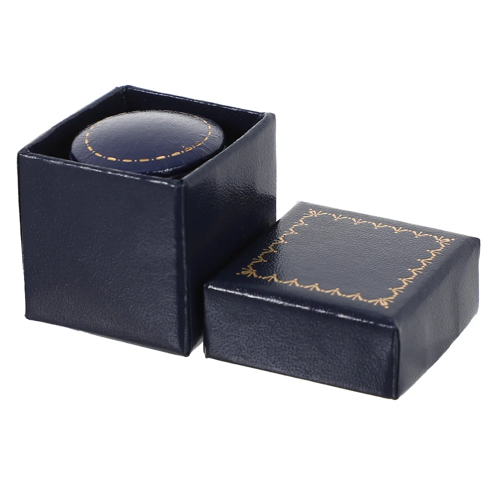 

1Pcs Delicate Box for Ring Compact Oval-Shaped Jewelry Case Portable Vintage-Inspired Storage Smooth Finish Lightweight