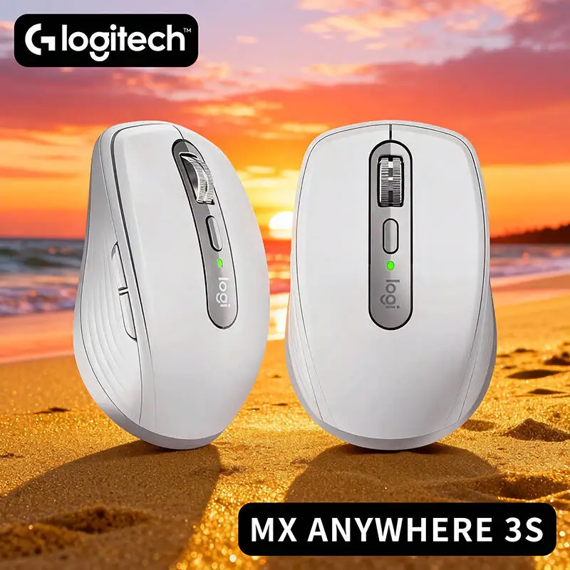 

Компактная мышь Logitech MX Anywhere 3S, эргономичный дизайн, перезаряжаемая, с быстрым прокруткой для портативных ПК Mac
