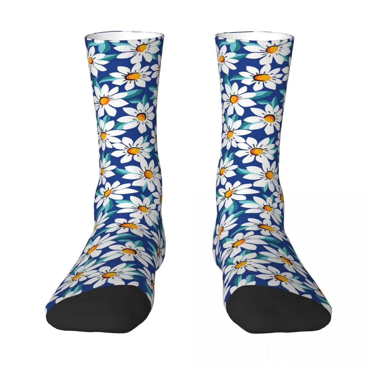 Calcetines de flores de manzanilla sin costuras para adultos, calcetines Unisex, calcetines para hombre y mujer