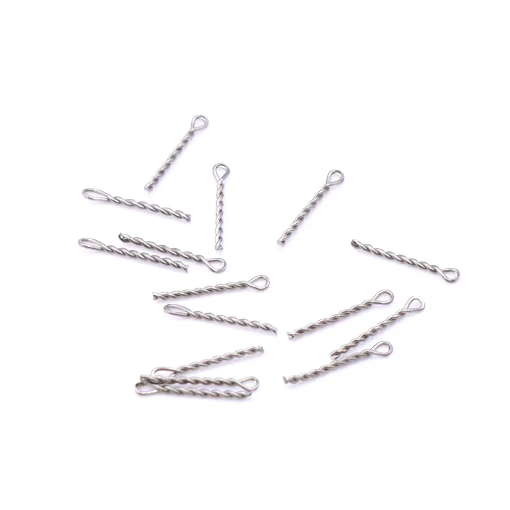 20 قطعة اكسسوارات صيد سمك الشبوط مسامير الصلب لصيد الأسماك تلاعب الطعم Boilie موصل يدور دبابيس روني تلاعب الكارب محطة معالجة