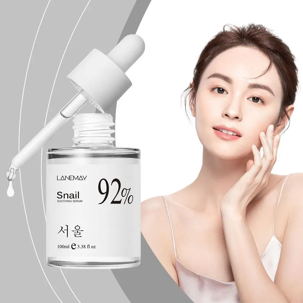 NEW 1PC 100ml 92% Snail Soothing Facial Essence Multi Hydrating Care Moisturizing Product Skin High-end And Serum In One V2H8