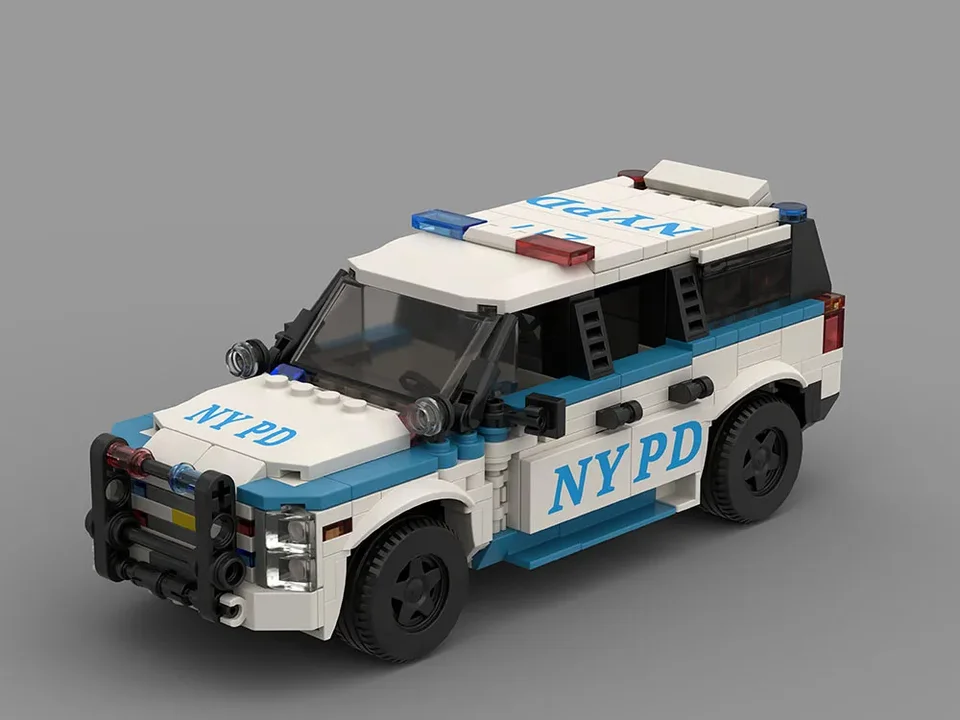 MOC パトカースピードシリーズタホビルディングブロック SWAT 戦闘