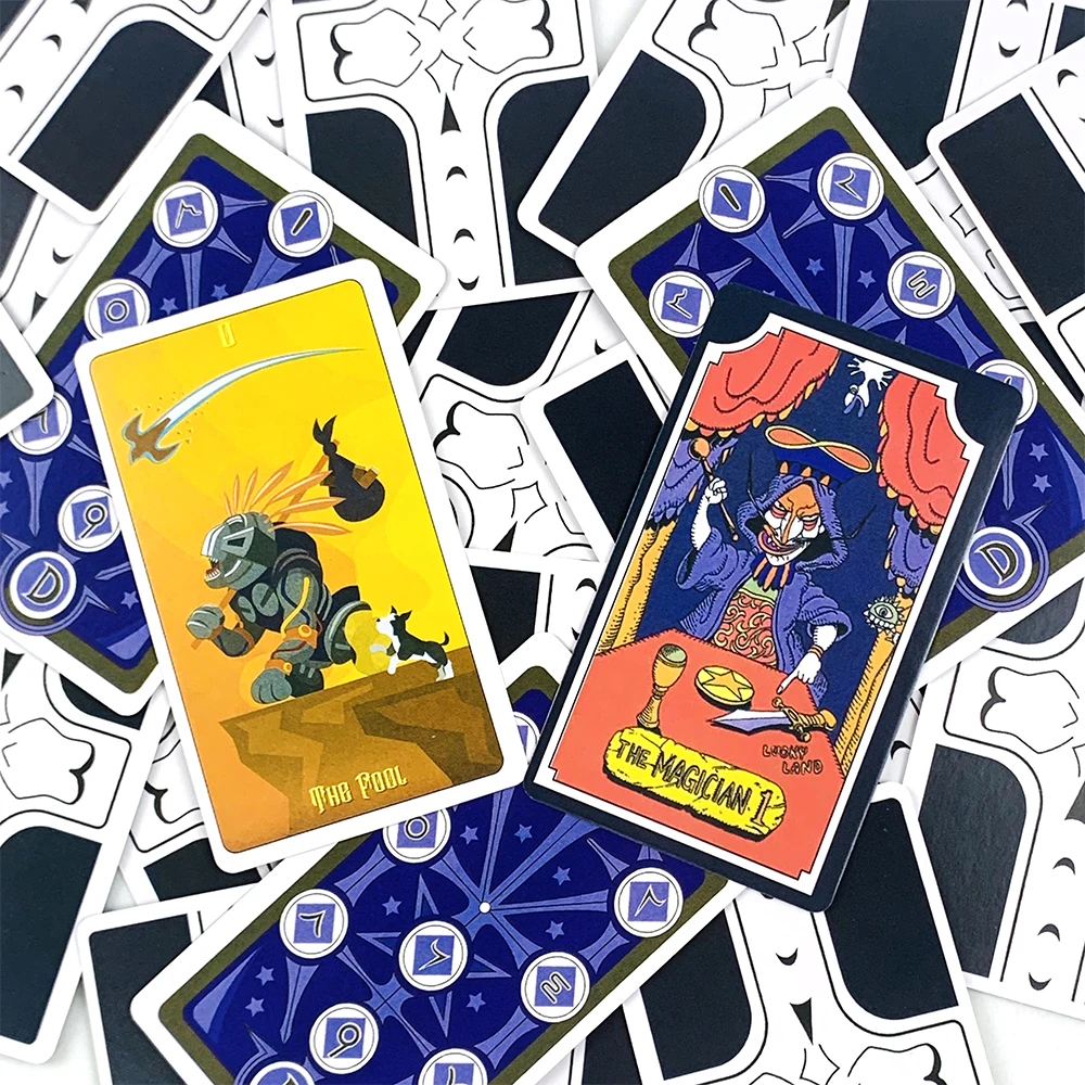 Anime JoJo Bizarre Tarot Cards Divination Deck English Versions