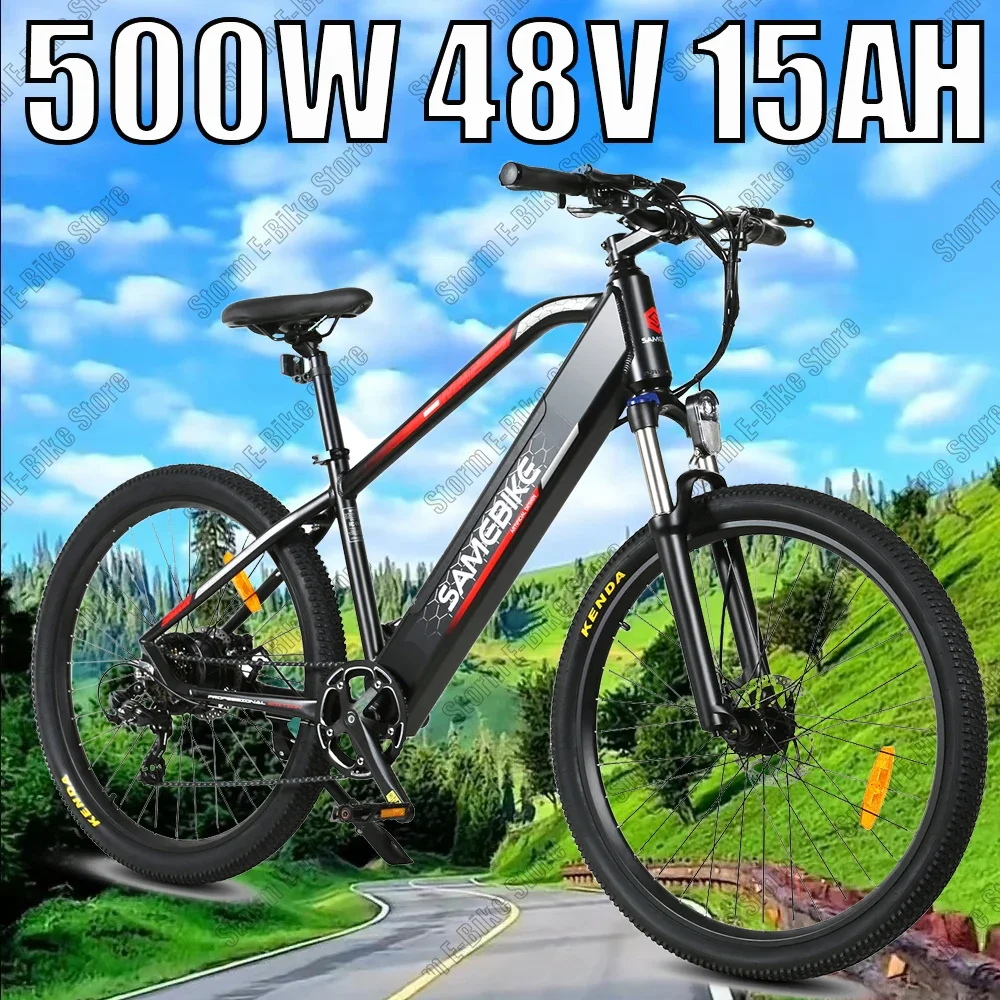 Assisted Electric Bike M275 500W Motor 36V15AH  Lithium battery 27.5Inch Tires Urban Commuting Electric Bicycle  Assisted E-Bike