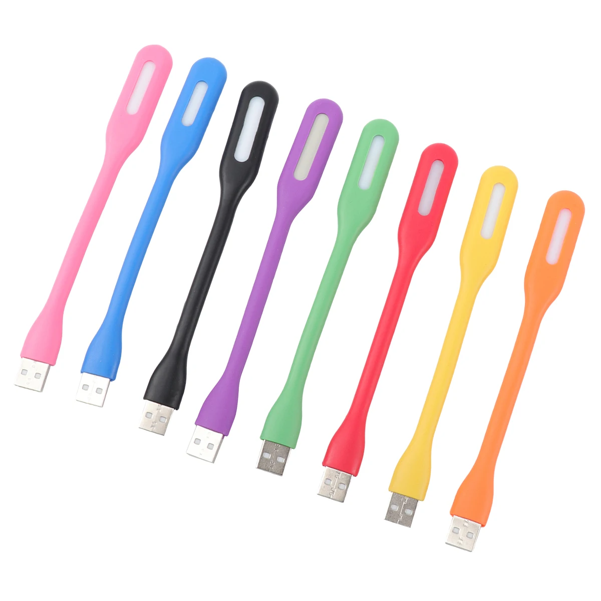 

8pcs Led Lamp LED Night Lamp Portable Mini Desk Light Mini Usb Reading Light for Study Office Home School Dorm Use