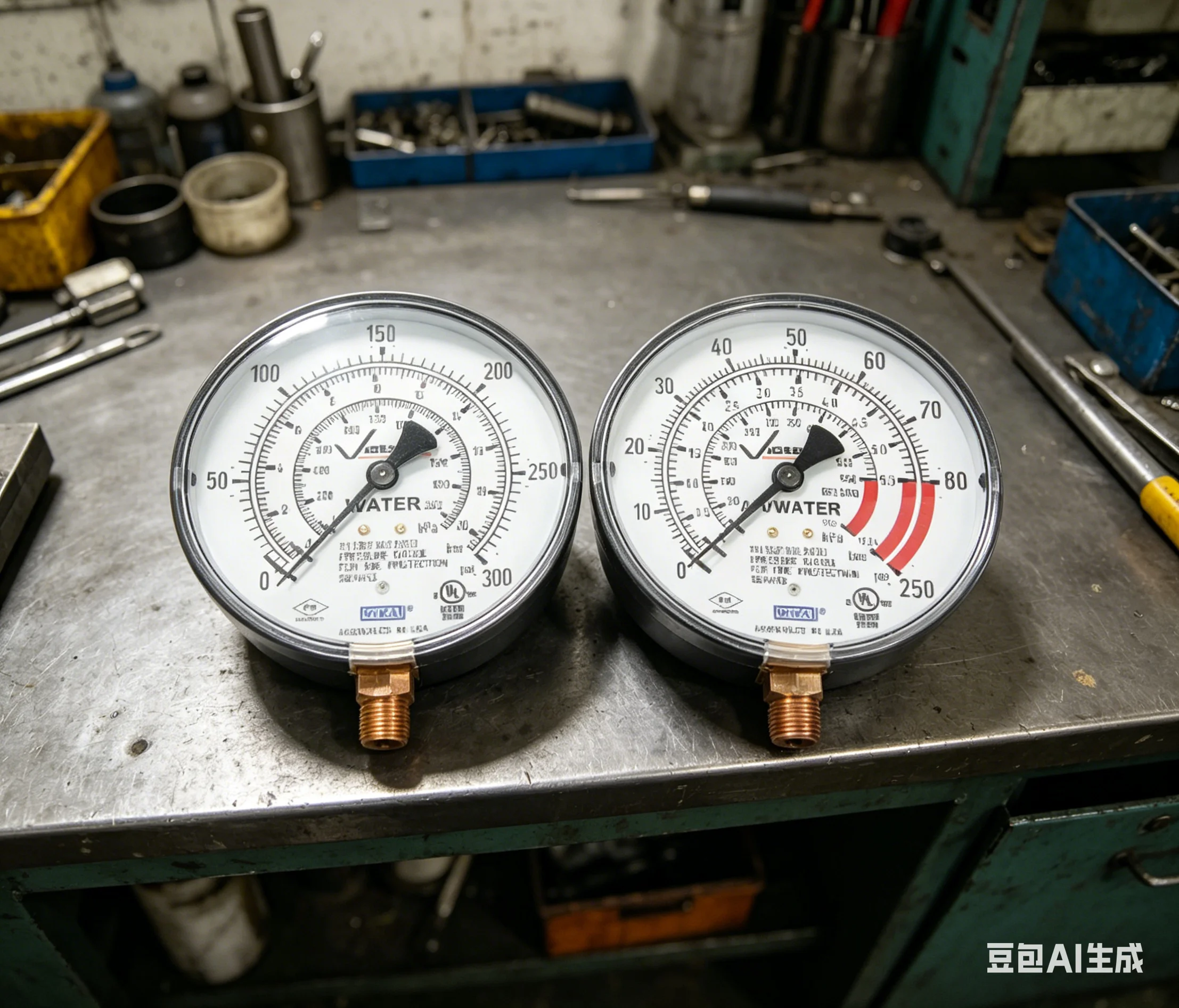Pressure gauge imported 0-300Psi water pressure gauge certified pressure gauge Victauli